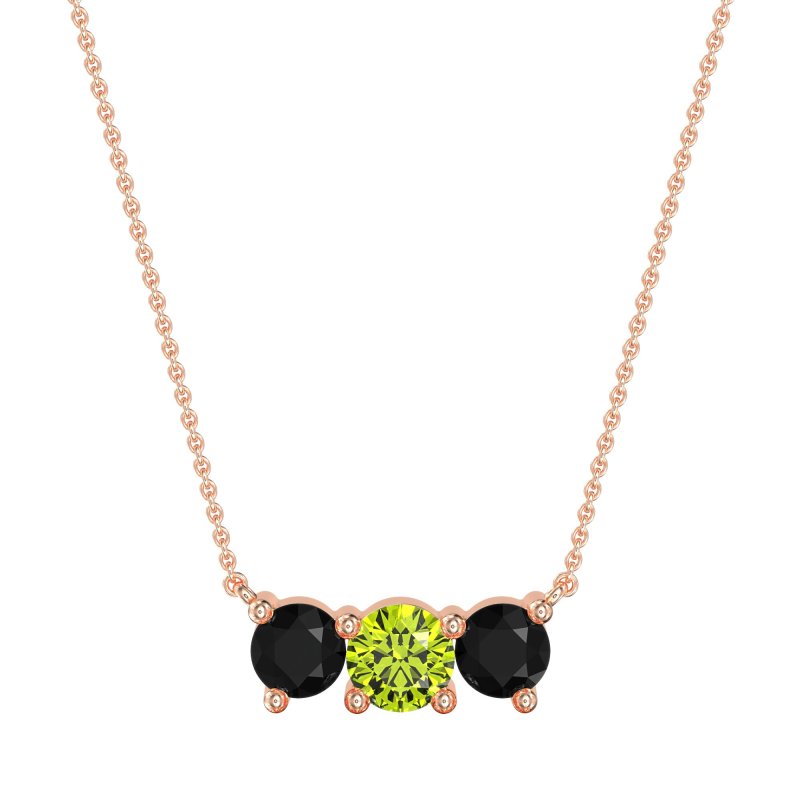 Three-stone Classic Necklace