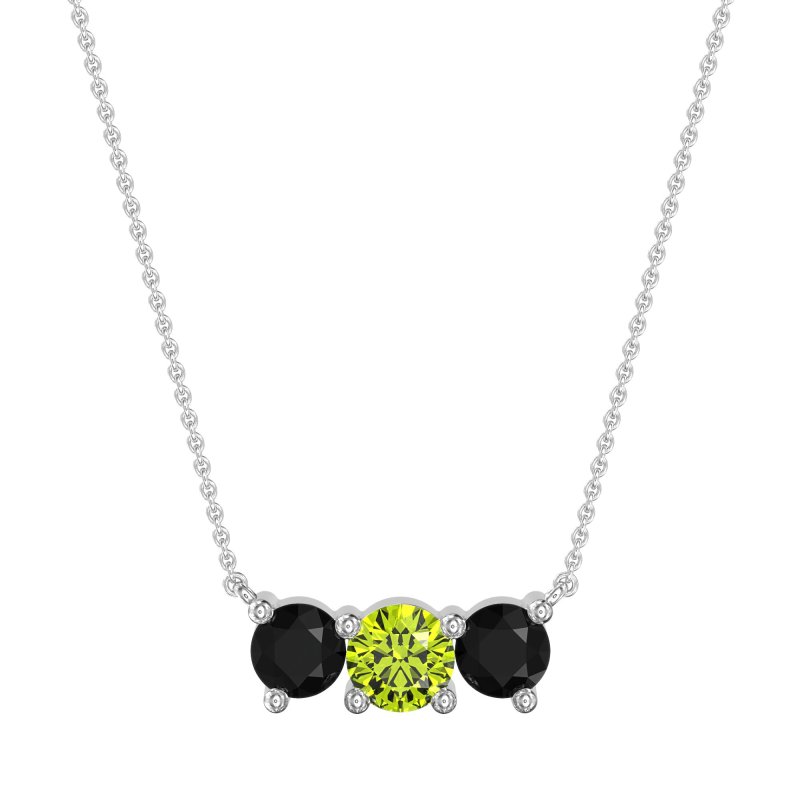 Three-stone Classic Necklace