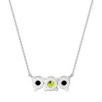 Three-stone Classic Necklace