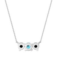 Three-stone Classic Necklace