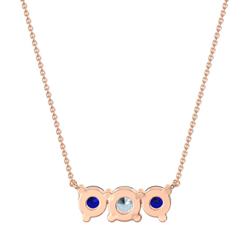 Three-stone Classic Necklace