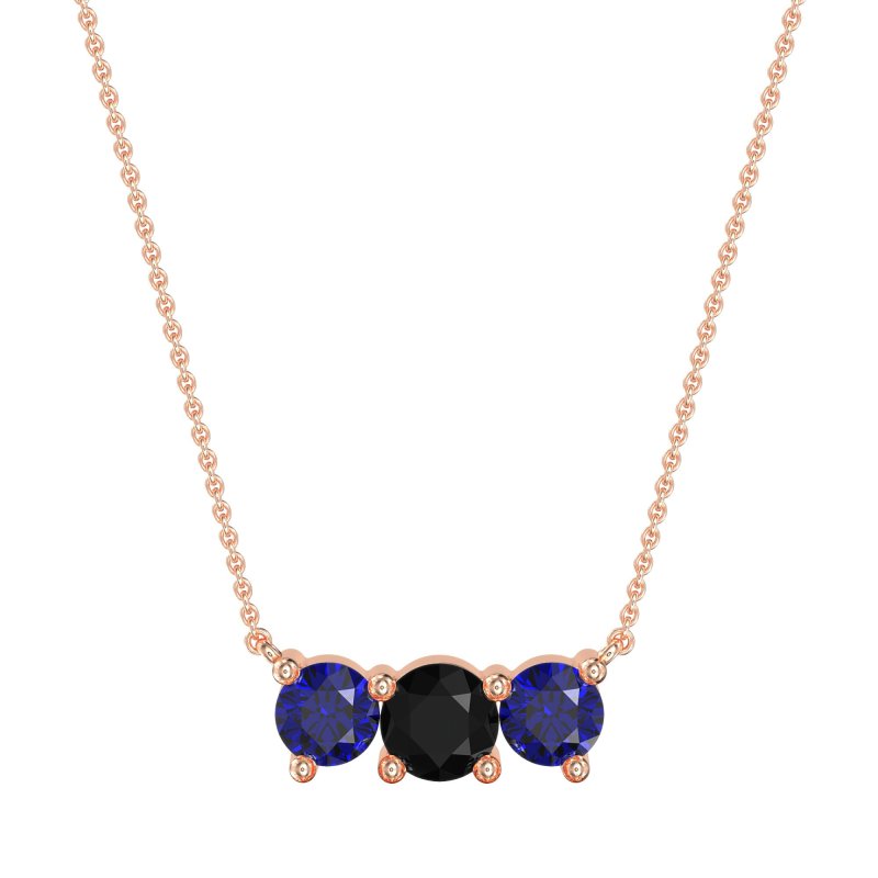 Three-stone Classic Necklace