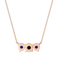 Three-stone Classic Necklace