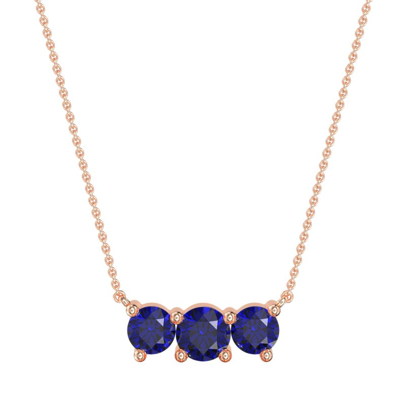 Three-stone Classic Necklace