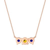 Three-stone Classic Necklace