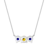 Three-stone Classic Necklace