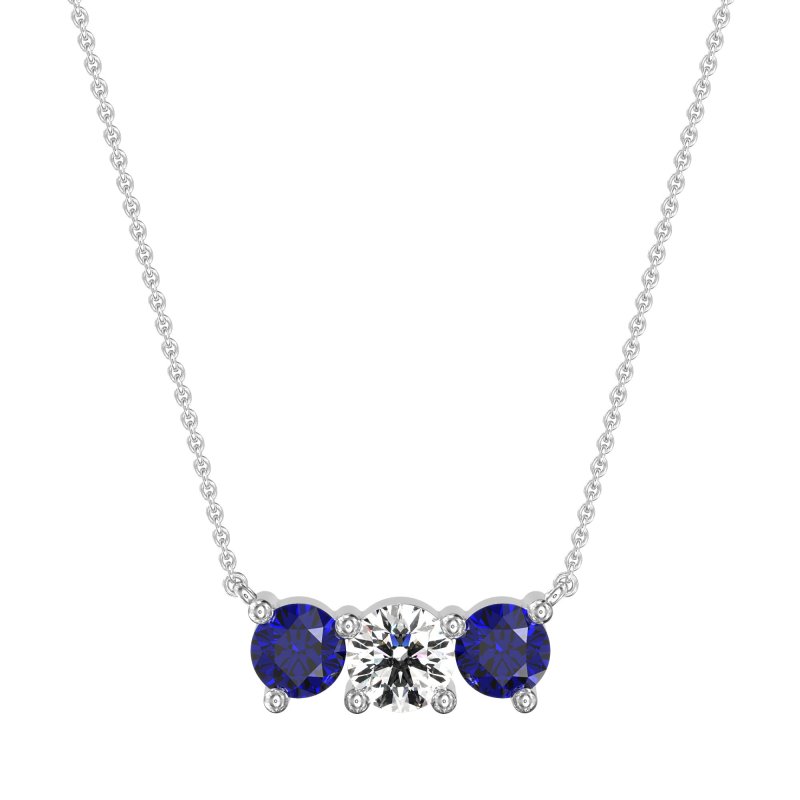 Three-stone Classic Necklace