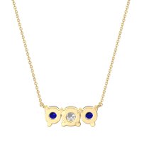 Three-stone Classic Necklace