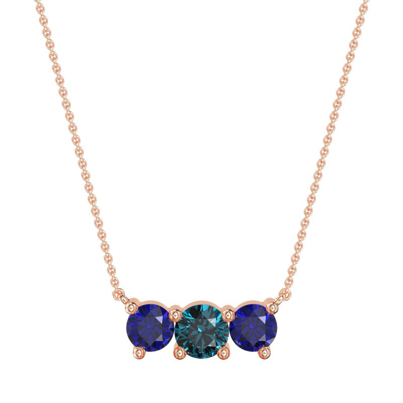 Three-stone Classic Necklace
