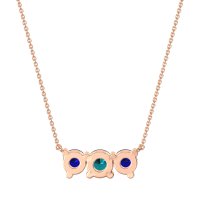 Three-stone Classic Necklace