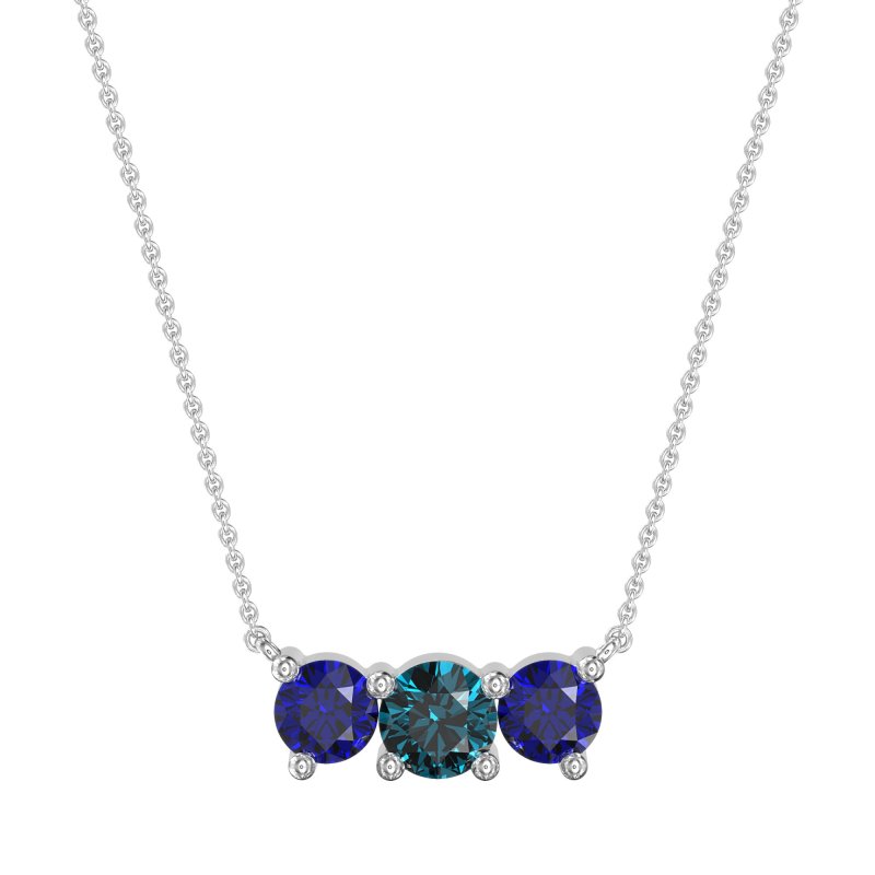 Three-stone Classic Necklace