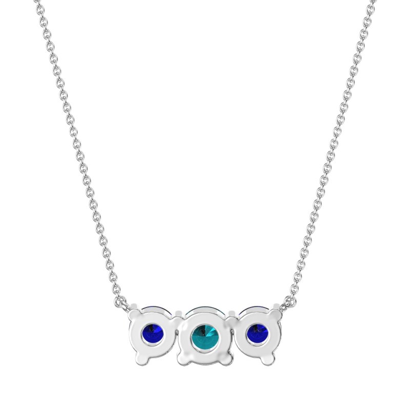 Three-stone Classic Necklace