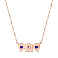 Three-stone Classic Necklace