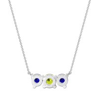 Three-stone Classic Necklace