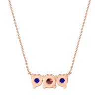 Three-stone Classic Necklace