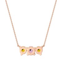 Three-stone Classic Necklace