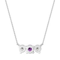 Three-stone Classic Necklace