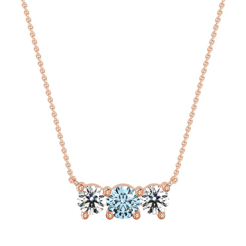 Three-stone Classic Necklace