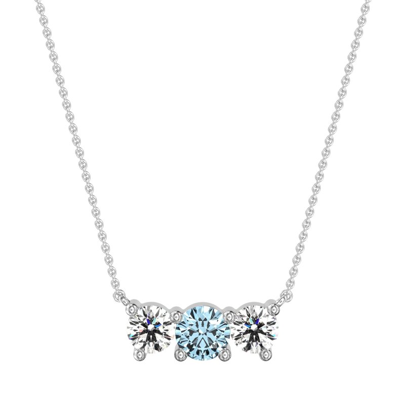Three-stone Classic Necklace