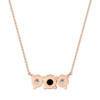 Three-stone Classic Necklace