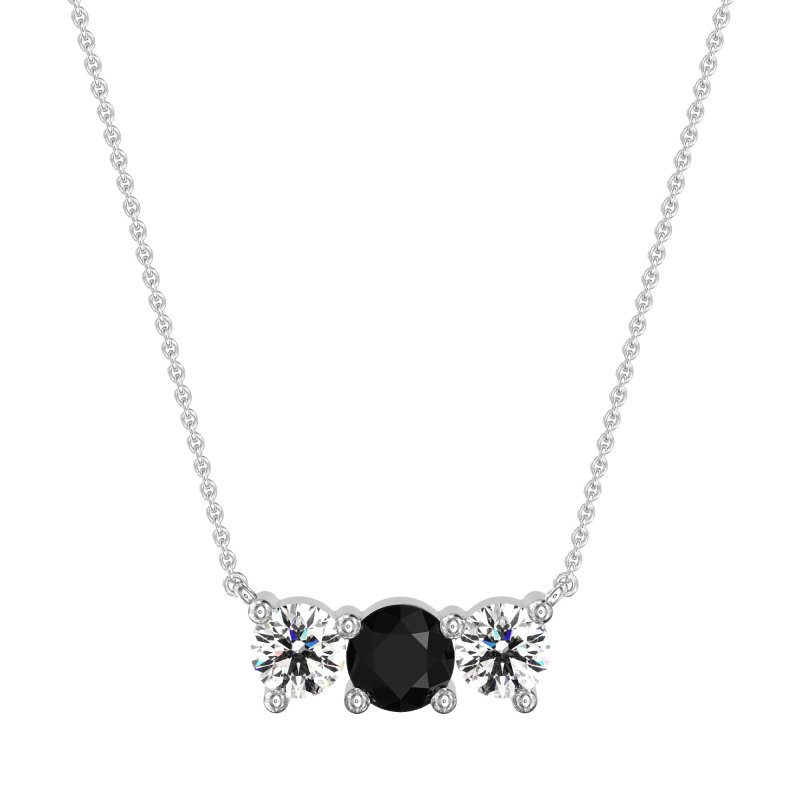 Three-stone Classic Necklace