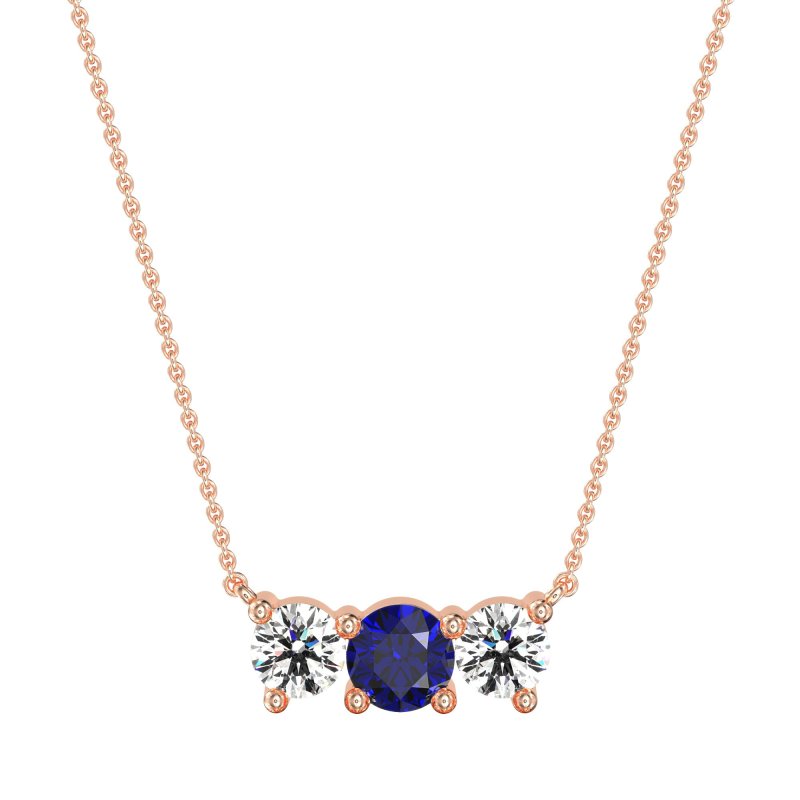 Three-stone Classic Necklace