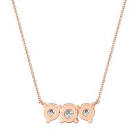 Three-stone Classic Necklace