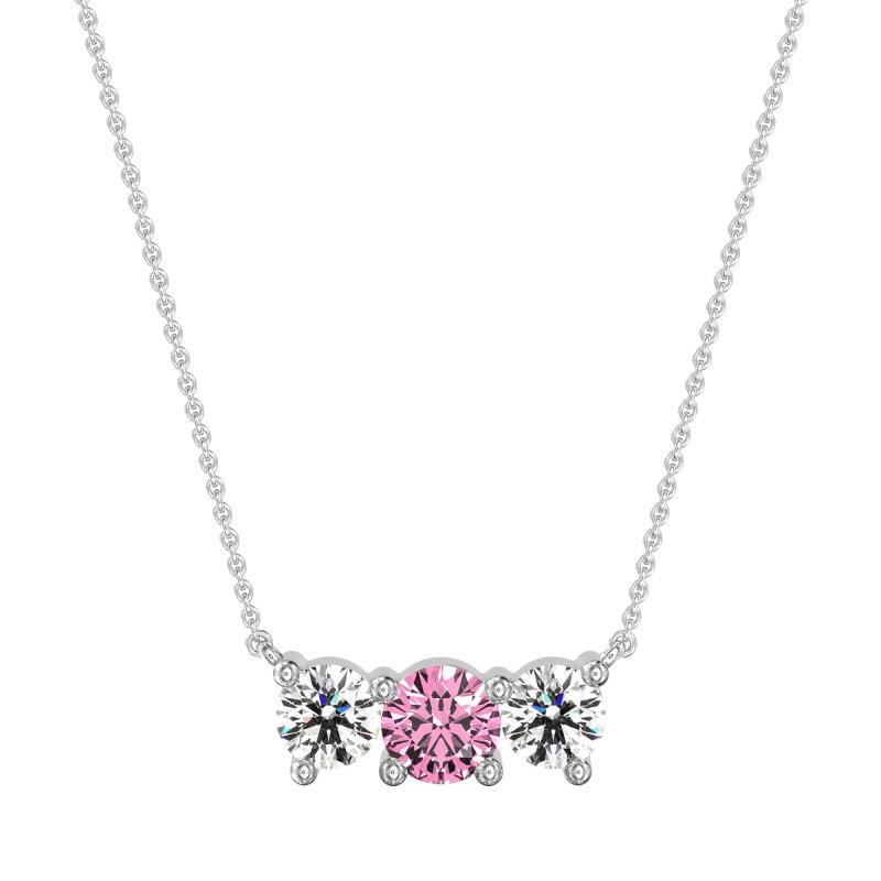 Three-stone Classic Necklace