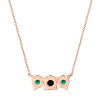 Three-stone Classic Necklace
