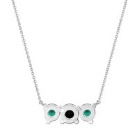 Three-stone Classic Necklace