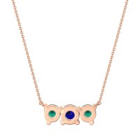 Three-stone Classic Necklace
