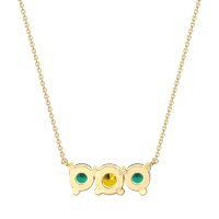 Three-stone Classic Necklace