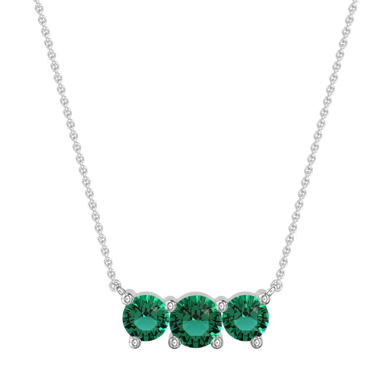 Three-stone Classic Necklace
