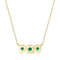 Three-stone Classic Necklace