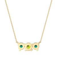Three-stone Classic Necklace