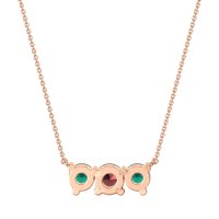 Three-stone Classic Necklace