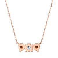 Three-stone Classic Necklace