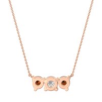 Three-stone Classic Necklace