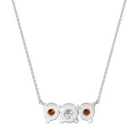 Three-stone Classic Necklace