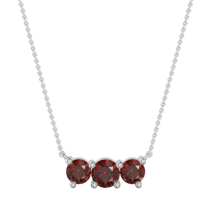 Three-stone Classic Necklace