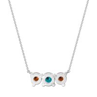 Three-stone Classic Necklace