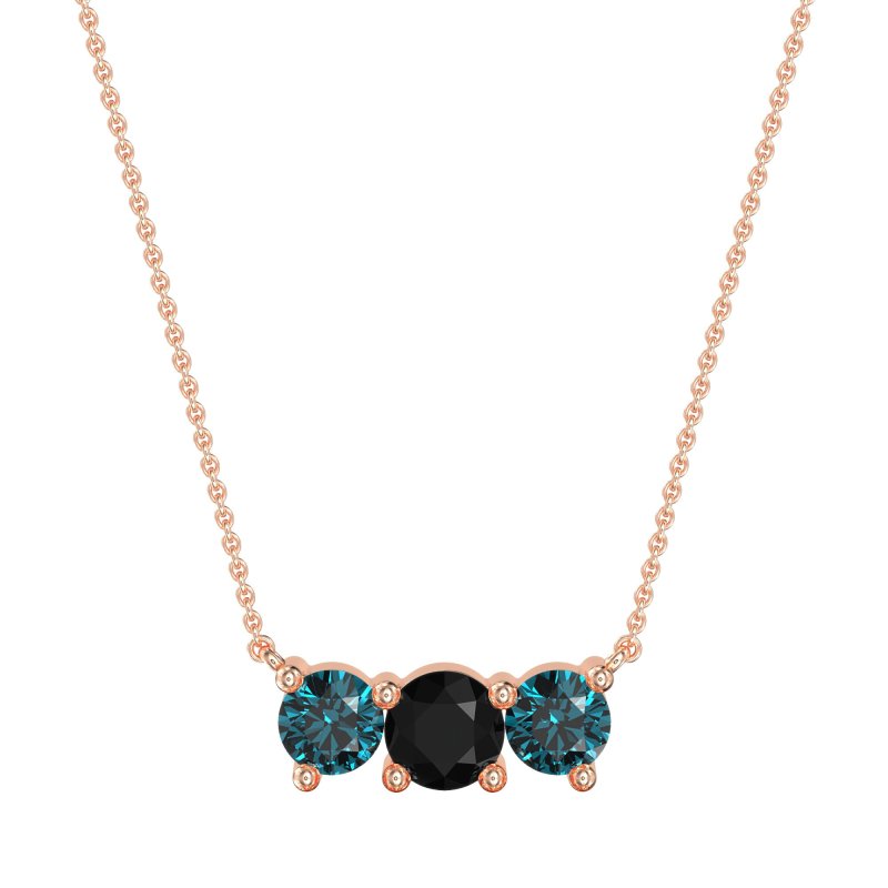 Three-stone Classic Necklace
