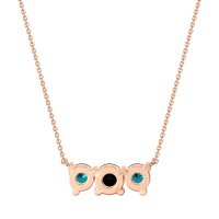 Three-stone Classic Necklace