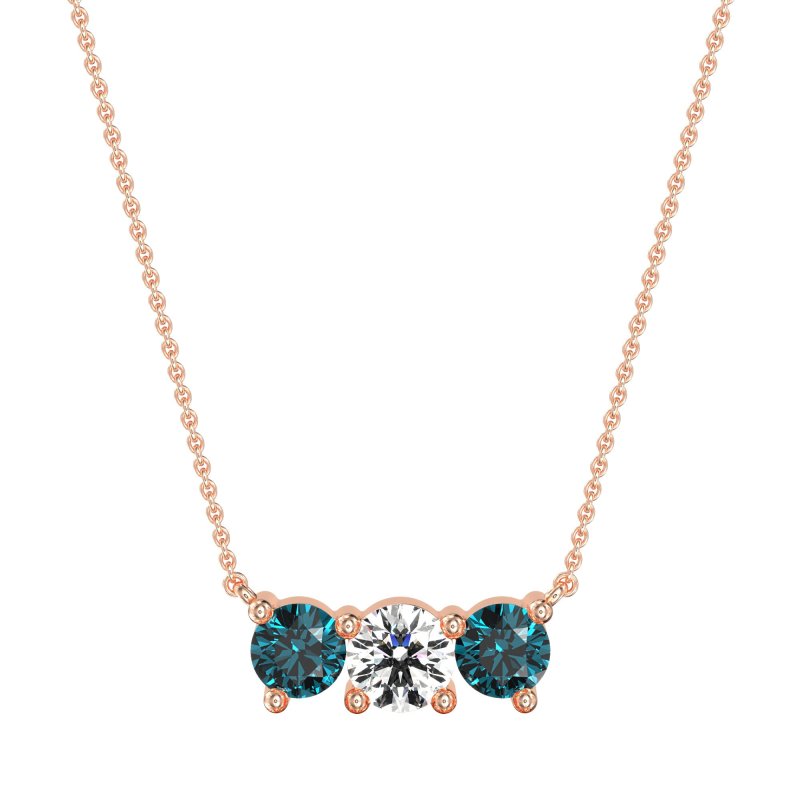 Three-stone Classic Necklace