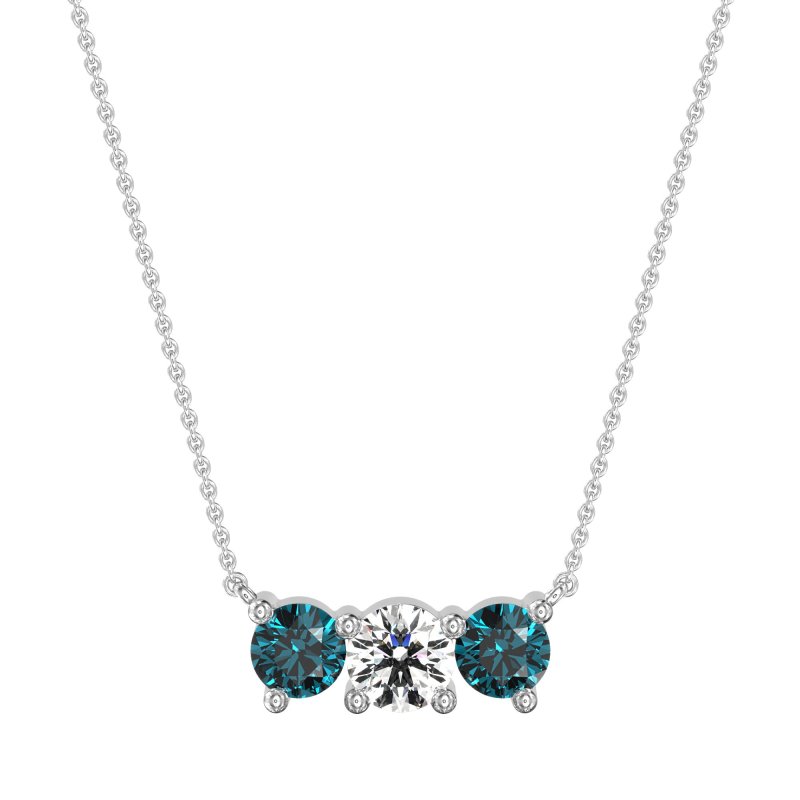 Three-stone Classic Necklace