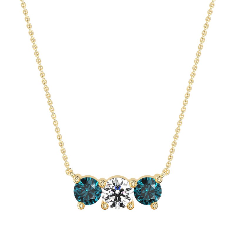 Three-stone Classic Necklace