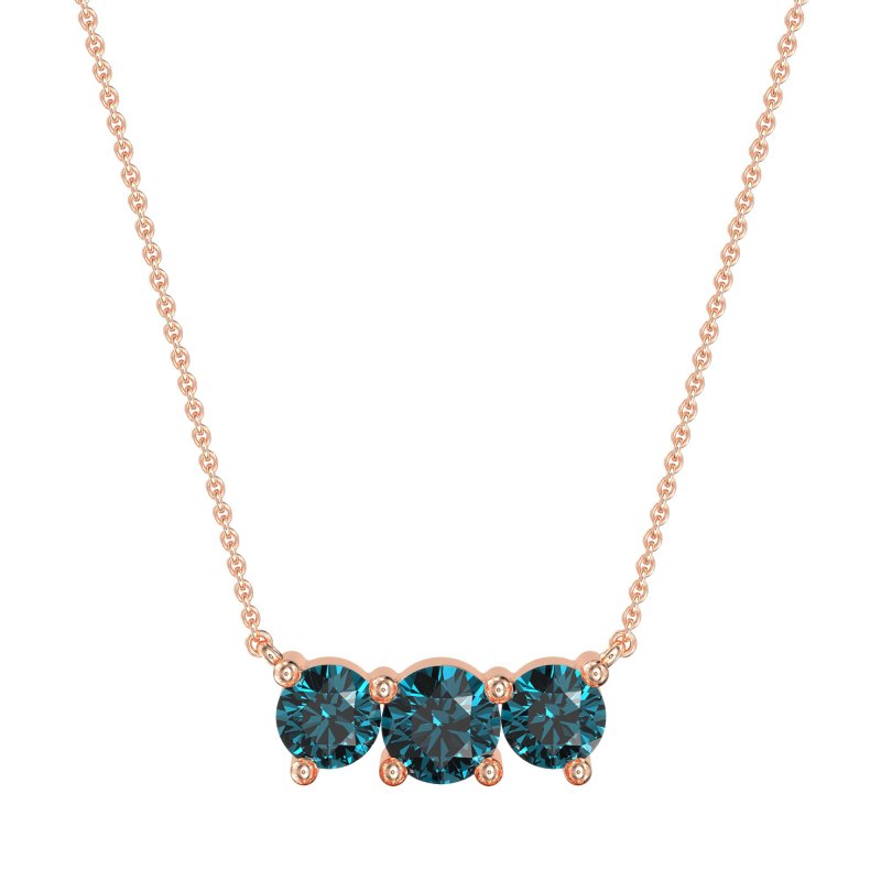 Three-stone Classic Necklace