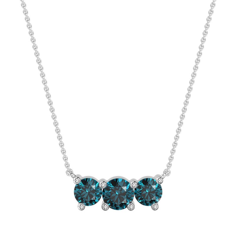 Three-stone Classic Necklace
