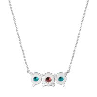 Three-stone Classic Necklace