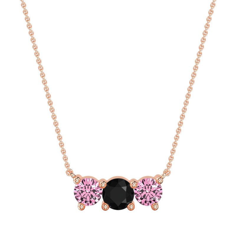 Three-stone Classic Necklace